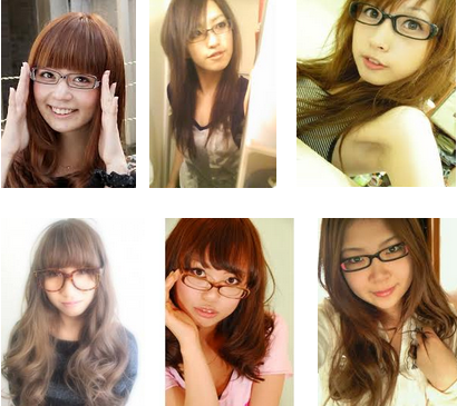 メガネに似合う髪型ロングヘアーな女の子 メガネに似合う髪型ベストチョイス