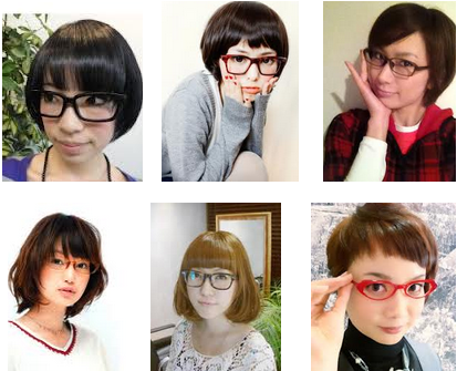 眼鏡 ショートスタイル メガネに似合う髪型ベストチョイス