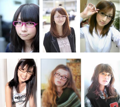 メガネが似合う髪型ロングヘアーの女の子４ メガネに似合う髪型ベストチョイス
