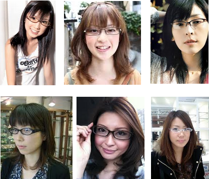 眼鏡に似合う髪型ミディアムヘアー女の子４ メガネに似合う髪型ベストチョイス