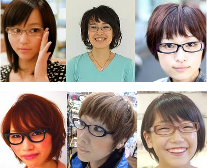 眼鏡 ショートスタイル メガネに似合う髪型ベストチョイス