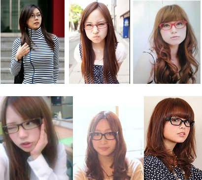 メガネが似合う髪型ロングヘアー女子６ メガネに似合う髪型ベストチョイス