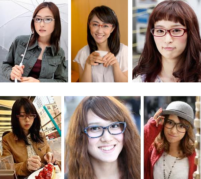 メガネが似合う髪型ロングヘアー女性５ メガネに似合う髪型ベストチョイス